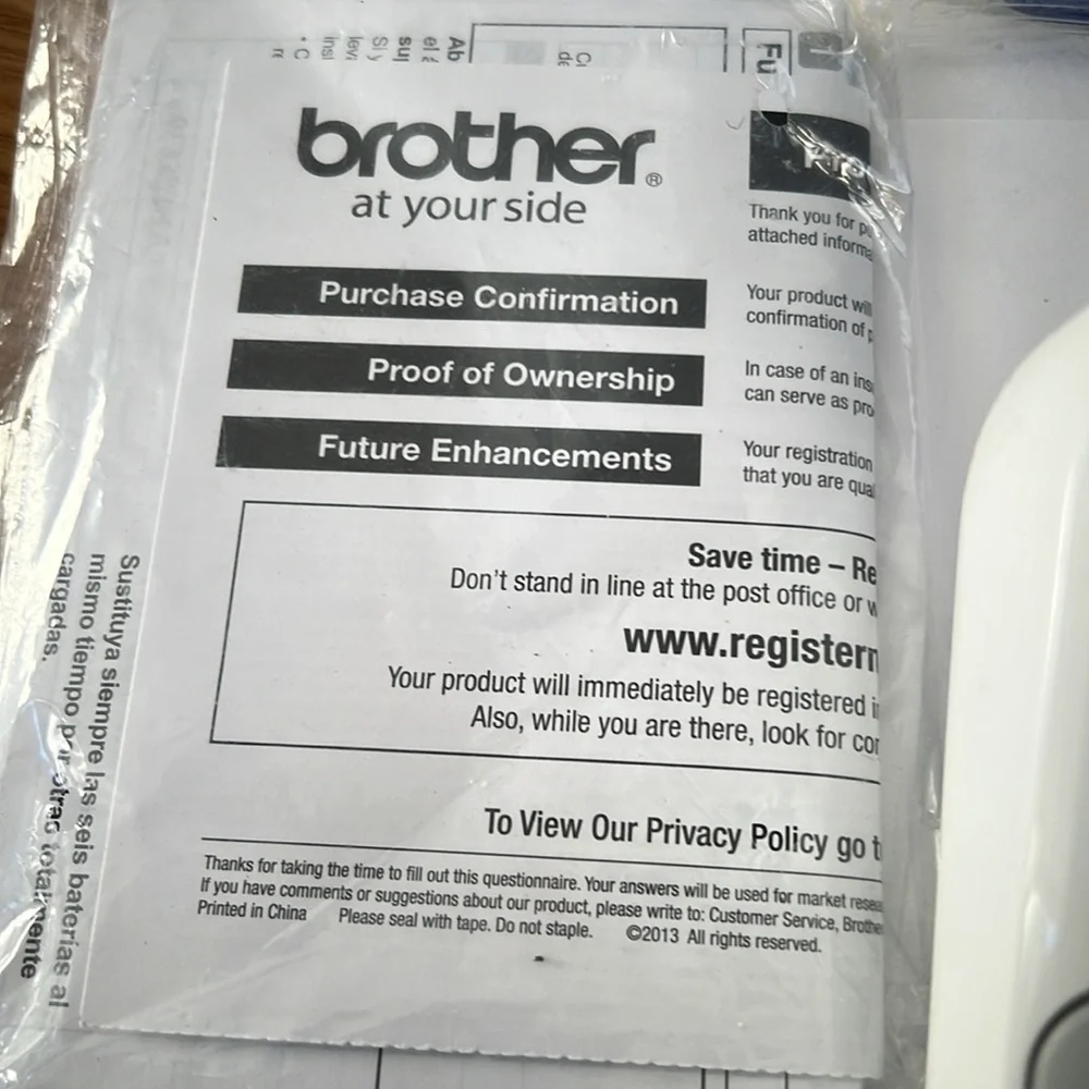 Pre-owned Brother PT-D210 P-Touch Label Maker + 4 new tapes QWERTY Keyboard